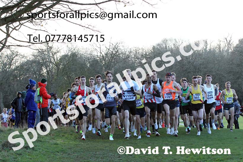 Senior men and Under-23s, European Cross Country Championships Trials, Sefton Park, Liverpool. Photo: David T. Hewitson/Sports for All Pics